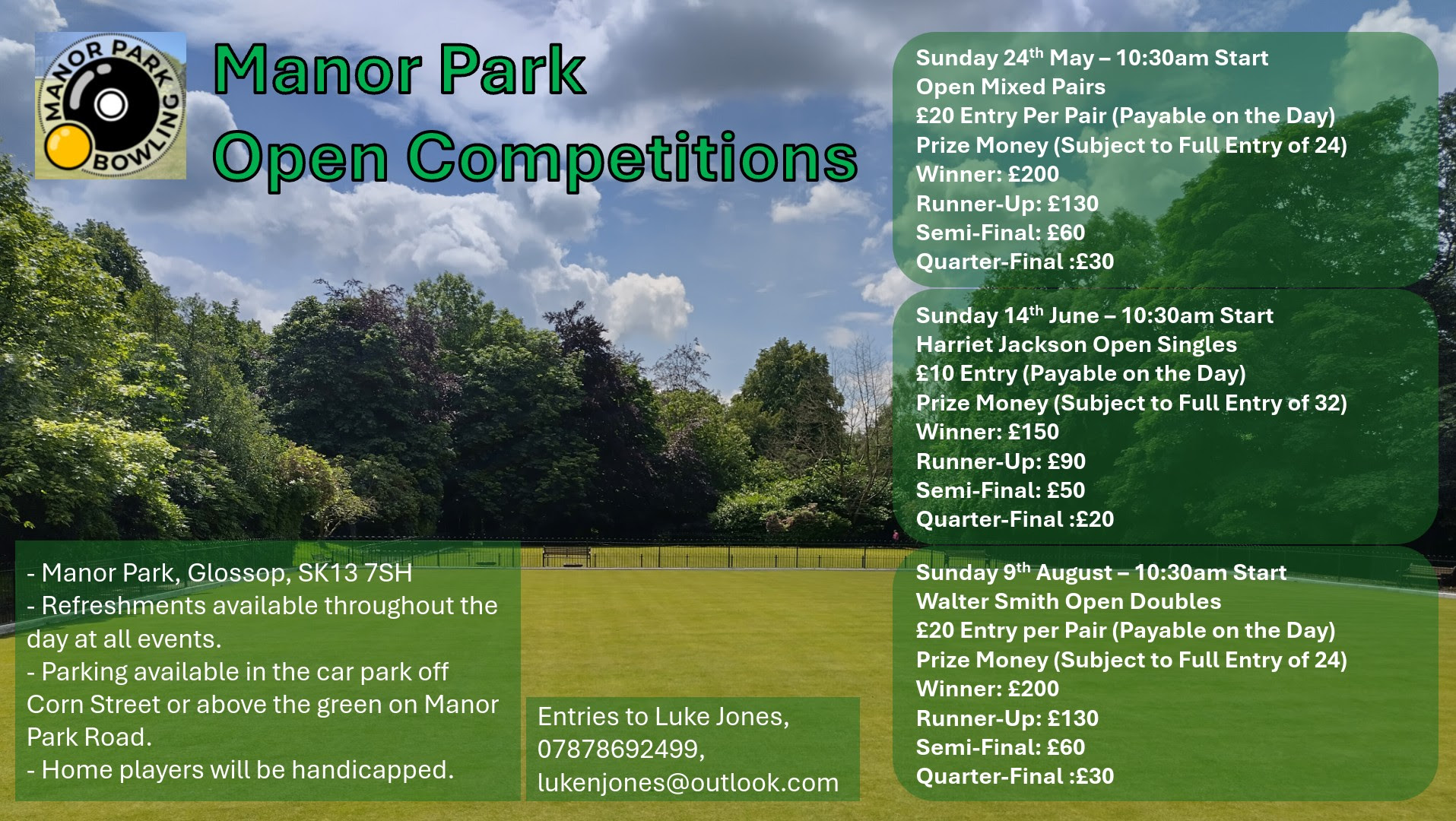 Manor Park BC Open Competitions