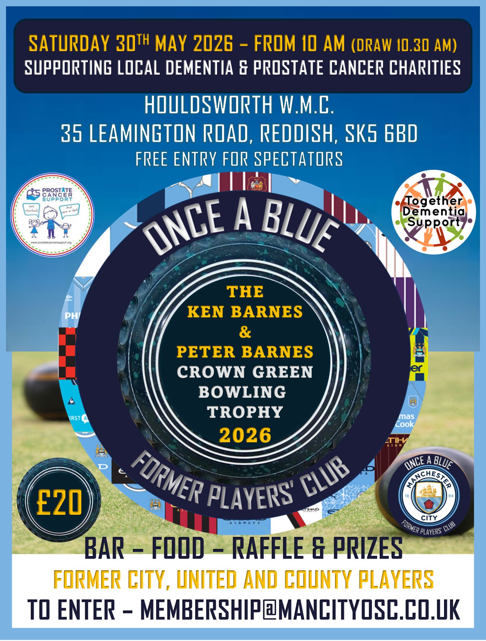 The Ken Barnes & Peter Barnes Crown Green Bowling Trophy 2026