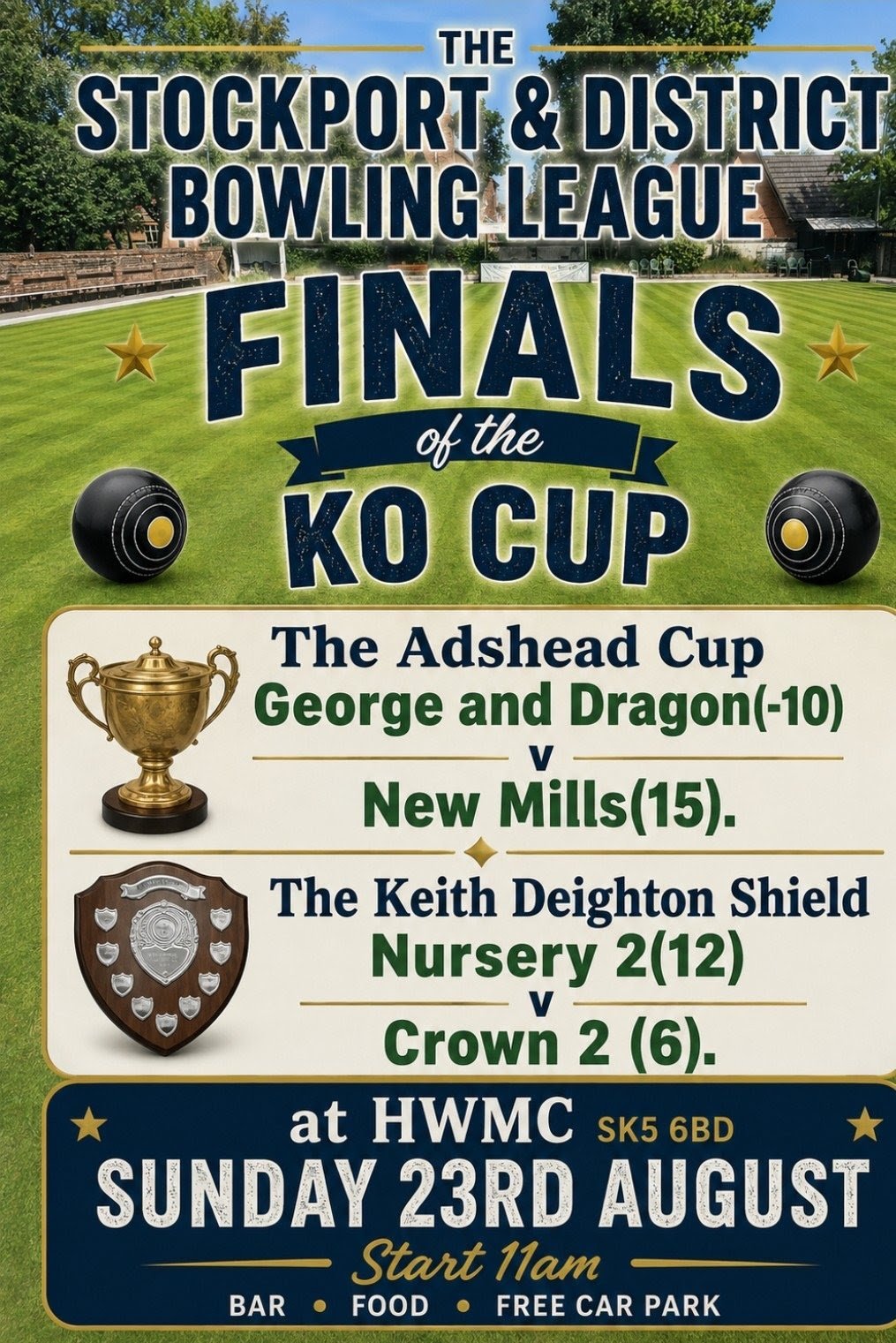 Stockport & District Bowling League Present the League KO Finals
