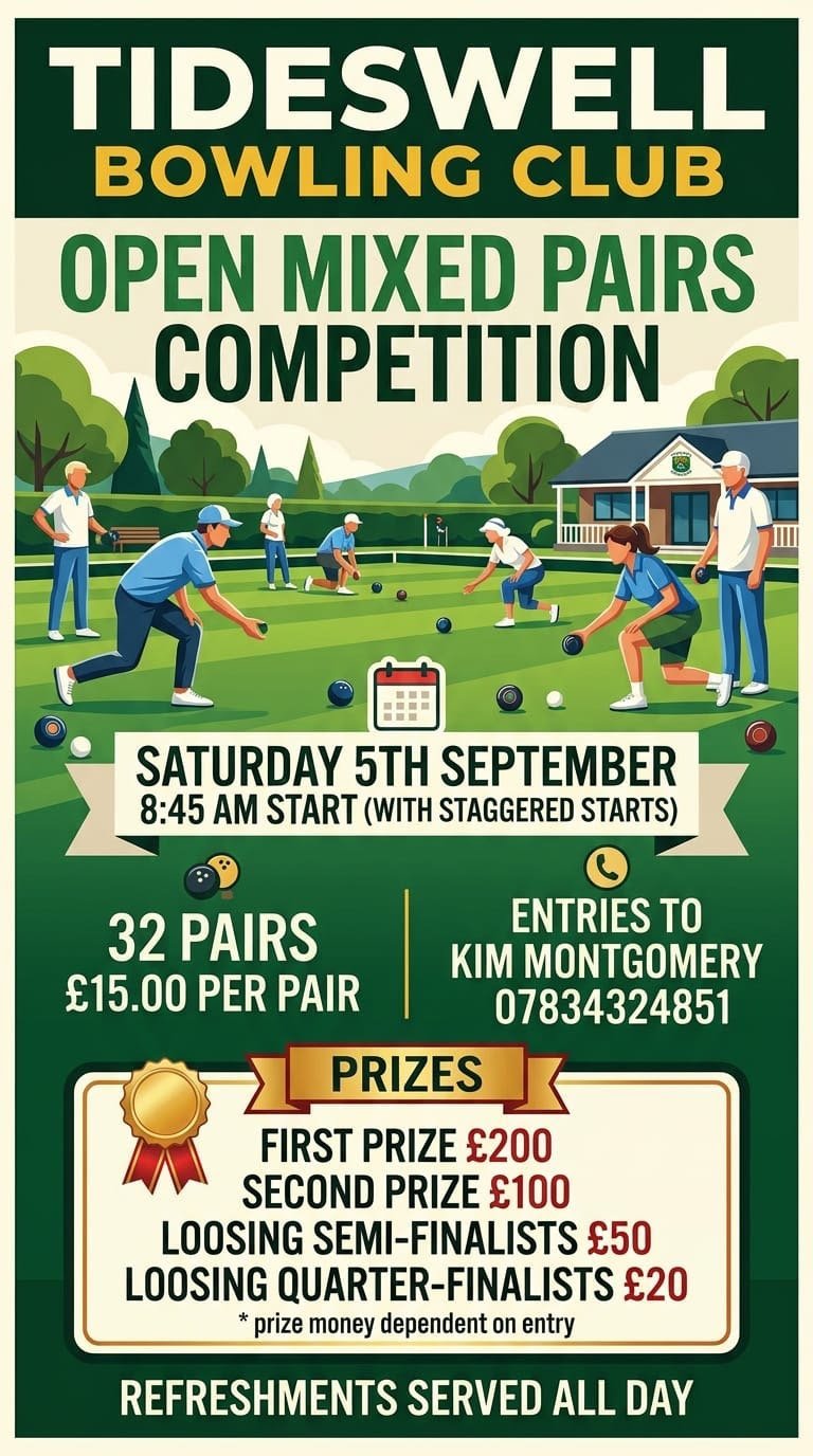 Tideswell Open Mixed Pairs